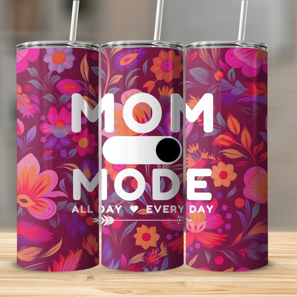 20 Oz Customizable Straight Tumbler with Sliding Lid and Clear Plastic Straw - Picture 1 of 5